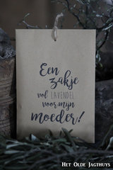 Lavendelsäckchen mit Text