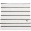 Bastion Collections Tabelrunner / Tafelloper Stripes White/Dark Grey