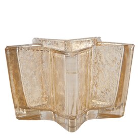 Clayre&amp;Eef |Theelichthouder | 11*10*6 cm	| goud