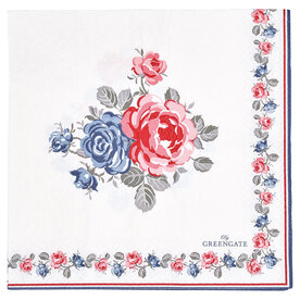 GreenGate Papieren Servet / Paper Napkin Hailey white large 20pcs