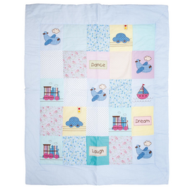 Clayre&amp;Eef | Boxkleed | 70*100 cm | blauw