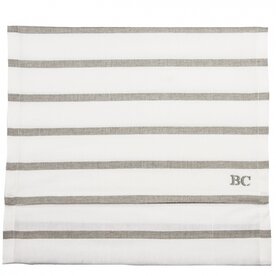 Bastion Collections Tabelrunner / Tafelloper Stripes White/Natural