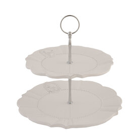 Clayre&amp;Eef | Etag&egrave;re | &Oslash; 25*23 cm | natuurtint