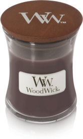 WoodWick&reg; HearthWick&reg; Sueded Sandalwood Mini Candle