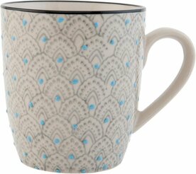 Clayre&amp;Eef  | Mokje | &Oslash; 8x9 cm-0,2L | Keramiek Grijs