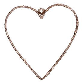GreenGate_Christmas_Heart_Hanging_Metal_Champaign_Small