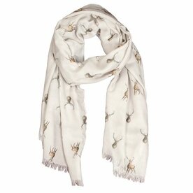 Wrendale_Designs_dames_sjaal_Hert_Wild_at_heart