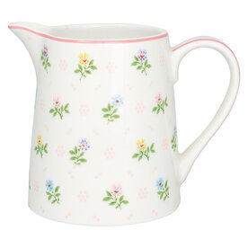 GreenGate_Jug_Milchkanne_Krug_Cilja_white_www.sfeerscent.nl