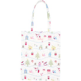 GreenGate_Cotton_Bag_Laura_Christmas_white