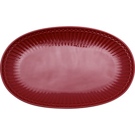 GreenGate_Biscuit_plate_Alice_claret_red