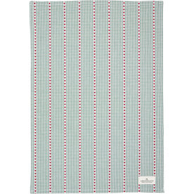 GreenGate_Tea_towel_Bea_green
