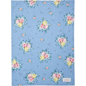 GreenGate_Tea_towel_Laura_Dusty_blue