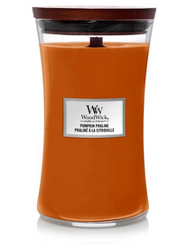WoodWick_Pumpkin_Pralin&eacute;_Large_geurkaars_www.sfeerscent.nl
