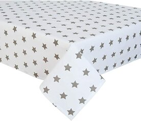 Clayre_Eef_Tafelkleed_Catch_a_Star_CAS03TP_Wit_Taupe_www.sfeerscent.nl