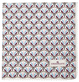 Greengate Servet/ Napkin with lace Victoria white 40x40cm