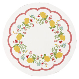 GreenGate-Coaster-Limona-White