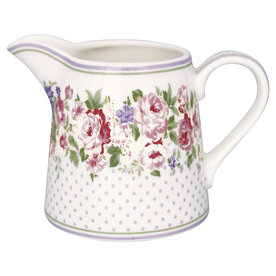 GreenGate-Creamer-Rose-White