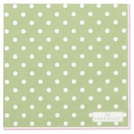 GreenGate-Paper-Napkin-Spot-Pale-Green-Small