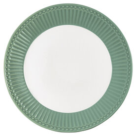 GreenGate Plate Alice Dusty Green