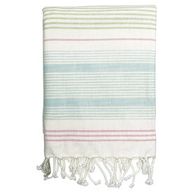 GreenGate-Table-cloth-Summerstripe-w/fringes