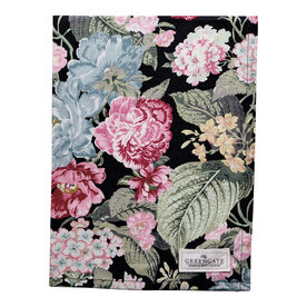 GreenGate Theedoek / Tea towel Adele Black 50x70cm