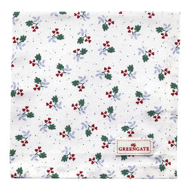 GreenGate Servet / Napkin Joselyn White 40x40cm