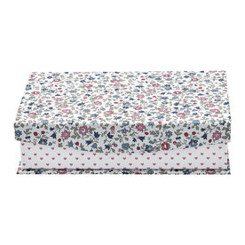 GreenGate Opbergdoos / Storage box Ruby petit white w/divider