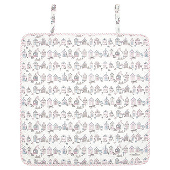 GreenGate Baby changing mat square Ellison pale pink