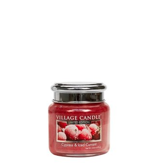 Village Candle Cypress &amp; Iced Currant 92gr Mini Candle