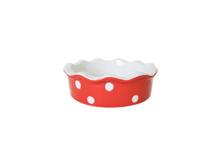 Isabelle_Rose_Klein_Ovenschaaltje_Pie_Dish_Red_Dots