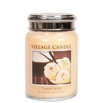 Village Candle Creamy Vanilla 737gr Large Candle
