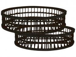 GreenGate_Tray_black_willow_set_of_2