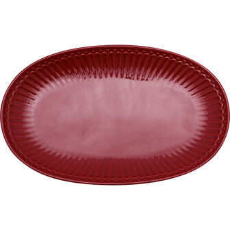 GreenGate_Biscuit_plate_Alice_claret_red