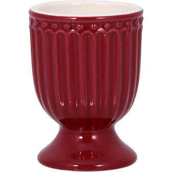 GreenGate_Egg_cup_Alice_claret_red
