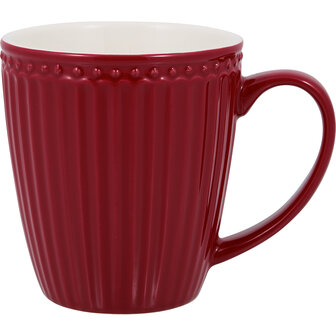 GreenGate_Mug_Alice_claret_red