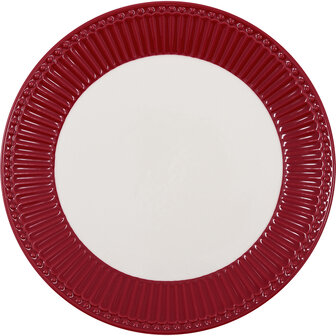 GreenGate_plate_Alice_claret_red