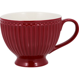GreenGate_Tea_cup_Alice_claret_red