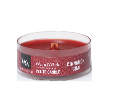 WoodWick Cinnamon Chai Petit Travel Candle