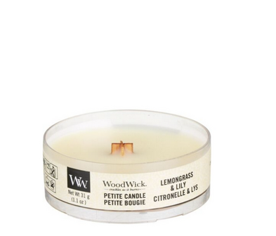 WoodWick Lemongrass &amp; Lilly Petit Travel Candle