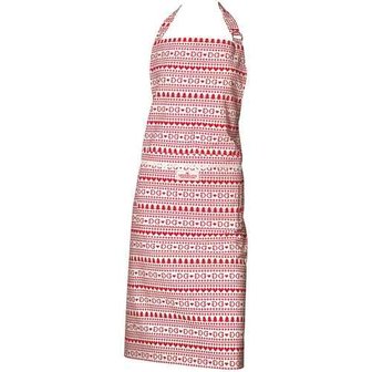 GreenGate-Apron-December-Red