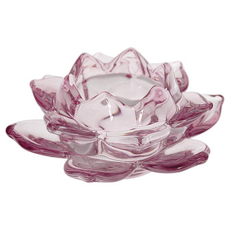 GreenGate-Candle-Holder-Flower-Pale-Pink-Medium