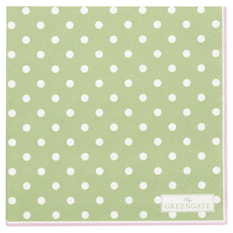 GreenGate-Paper-Napkin-Spot-Pale-Green-Small