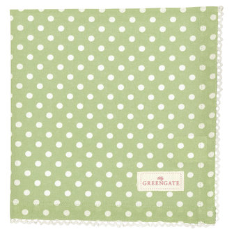 GreenGate-Cotton-Napkin-with-Lace-Spot-Pale-Green