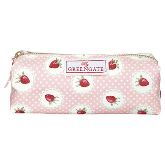 GreenGate-Strawberry-Pale-Pink-Pouch