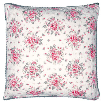 GreenGate-Quilted-sierkussen-cushion-Flora-White