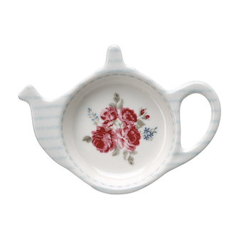 GreenGate Theezakjeshouder / Teabag holder Elisabeth white