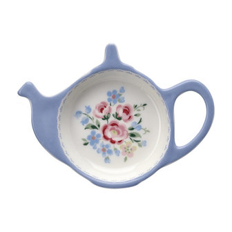 GreenGate Theezakjeshouder / Teabag holder Nicoline Dusty Blue