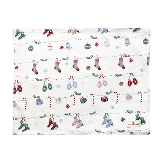 GreenGate Placemat Jingle bell white 35x45cm