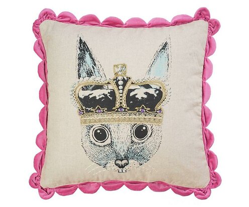 Ginger in Wonderland Sierkussen / Cushion Prince - Pink