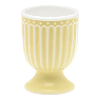 GreenGate Every Day Alice Eierdop / Egg Cup Pale Yellow H: 6,5 cm
